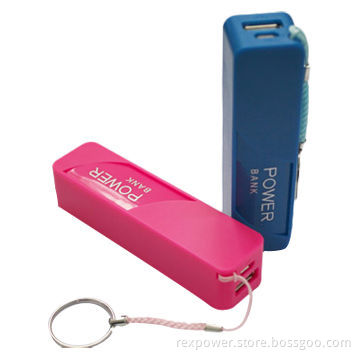 Battery Power Bank Charger, 2,500mAh USB Portable, External for Cell Phone